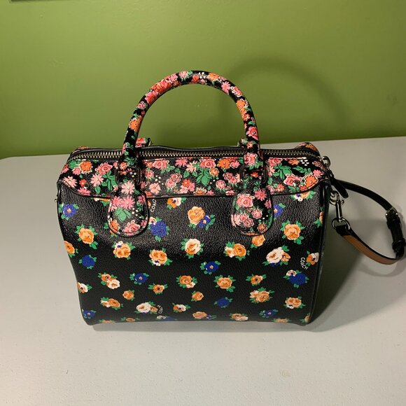 Coach Mini-Bennett Floral handbag - Picture 4 of 12